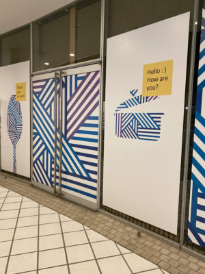 仮囲いサイン／インクジェット出力